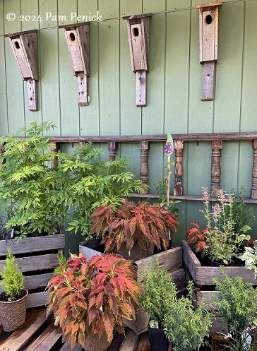 Plants and garden art at VanLierop Garden Market in Puget Sound