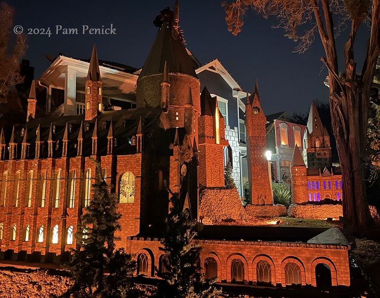 Austin's Harry Potter house, plus IT homage, for Halloween