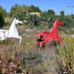 Exploring the Gardens on Spring Creek in fall